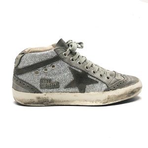 GOLDEN GOOSE LIMITED EDITION GLITTER MID STAR 7